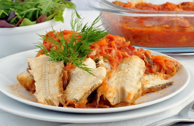 fish dish with protein diet