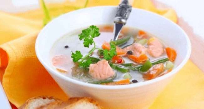 fish soup with protein diet
