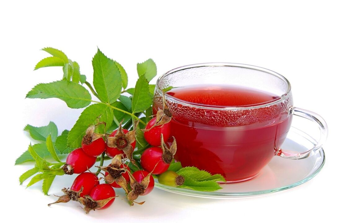 decoction of rosehip for gout